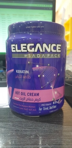 Cream Elegance Hot Oil Keratin 1000ml