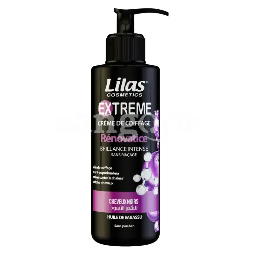 Crème De Coiffage Lilas Huile De Babassu 200ml