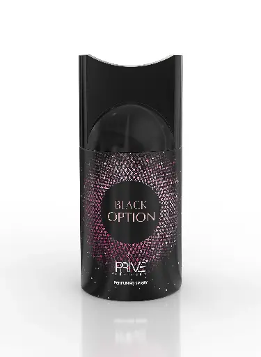 Déodorant Black Option Perfumed Spray 250ml