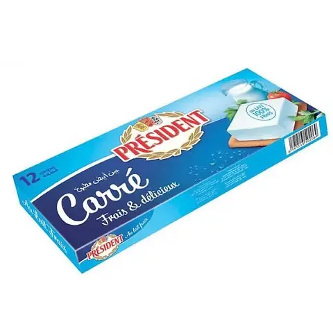 Fromage carré Président 12Pcs