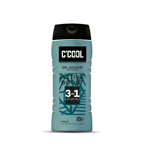 Gel Douche C'Cool 3en1 Active Boost 400ml
