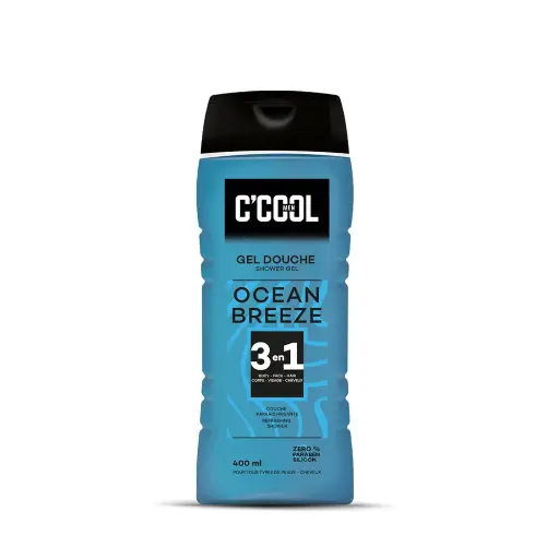 Gel Douche C'Cool 3en1 Ocean Breeze 400ml
