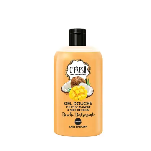 Gel Douche C'fresh Pulpe de Mangue et Noix de Coco 500ml