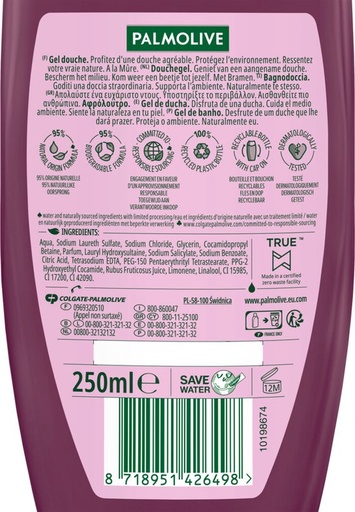 Gel Douche Palmolive  Berry Pick 250ML