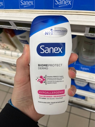 Gel Douche Sanex Peaux Trés Sensibles 250 ml