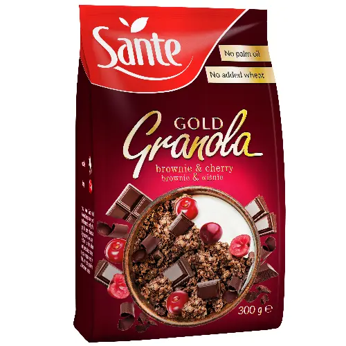 Céréales Brownie & Cherry Gold Granola 300g 
