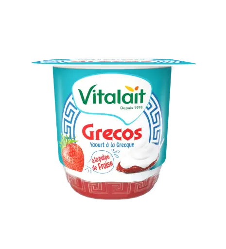 Grecos Fraise Vitalait 100g