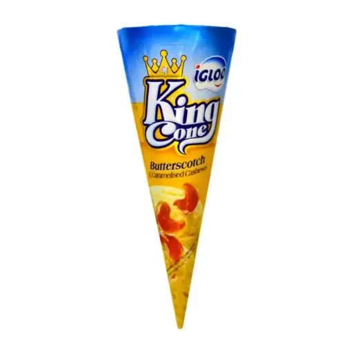 Glace Cornet Igloo King Butterscotch 75g