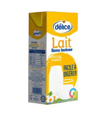 Lait Demi Ecrémé Délice Sans Lactose 1L