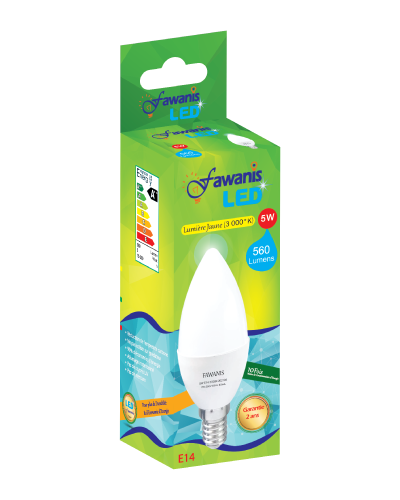 Lampe Fawanis Flamme LED 5W