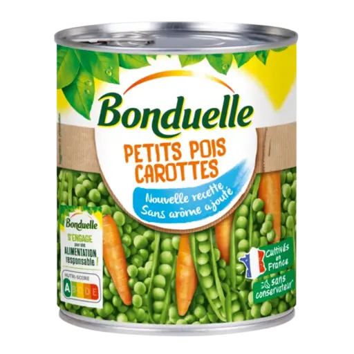 Petits Pois & Carottes Bonduelle 400g