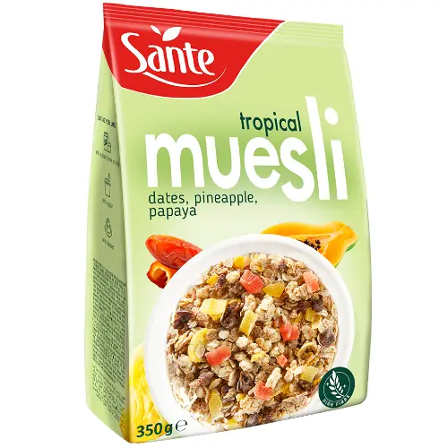 Céréales Muesli Dattes Pineapple Papaya 350g