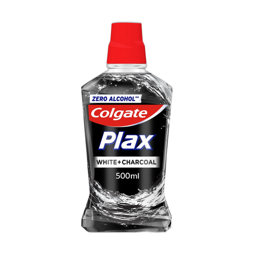 Bain de Bouche Plax White + Charcoal Colgate 500ml