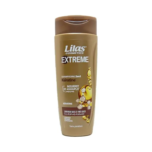 Shampoing Lilas Kératine 2en1 350ml 