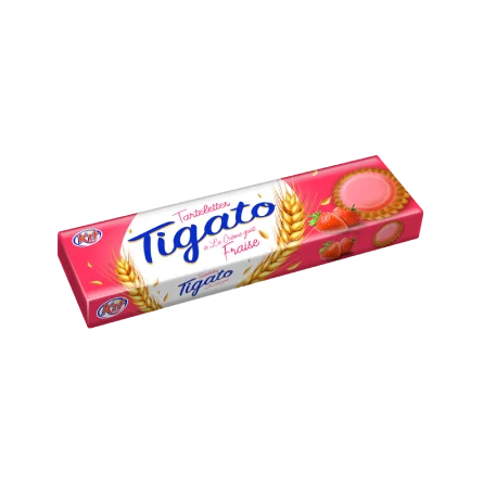 Biscuits Tigato Fraise Kif 125g