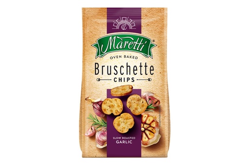 Bruchette Chips Maretti Garlic  Flavour 70 g