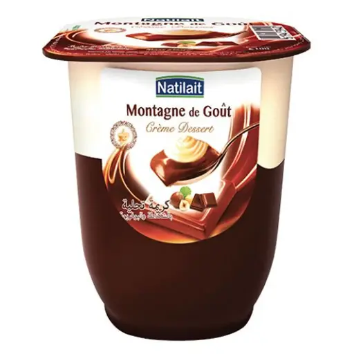 Crème Dessert Chocolat & Noisette Natilait 100g
