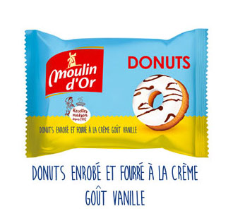 Donuts Vanille Moulin d'or 50g
