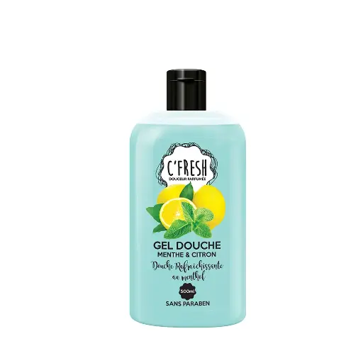 Gel Douche C'fresh Menthe & Citron 500ml