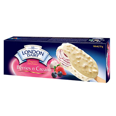 Glace London Dairy Berries & Cream 