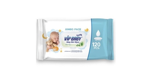 Lingettes Vip Jumbo Pack 120 Pcs
