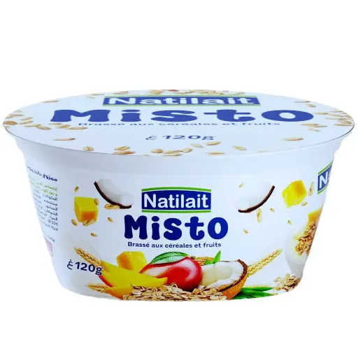 Misto Brassé Céréales et Fruits Natilait 120g