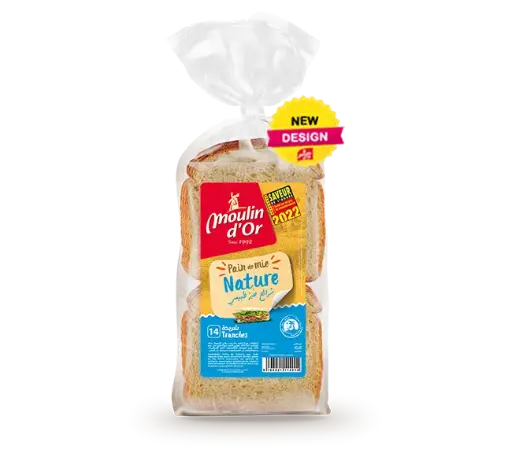 Pain De Mie Nature Moulin D'or 14pcs 