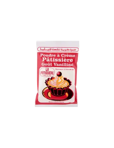 Poudre à crème Patissière Gout Vanilliné 40Gr