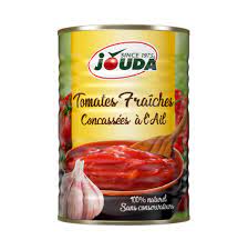 Tomates Jouda Fraiches concassées à l'ail 400g
