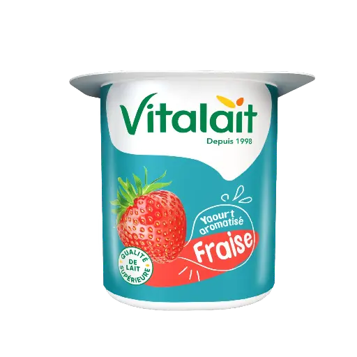 Yaourt Fraise Vitalait 110g