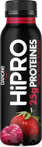 A boire Yopro 24g Proteines Fraise Framboise Delice 300g