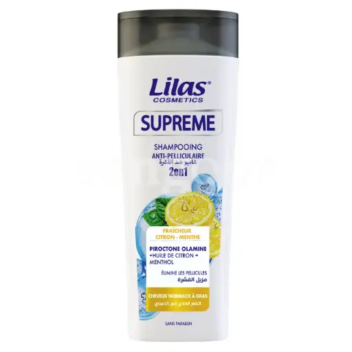 Shapmooing Lilas Anti-Pelliculaire Citron&Menthe 200ml