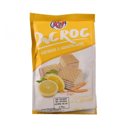 Biscuits D'Croc Citron Kif 90g