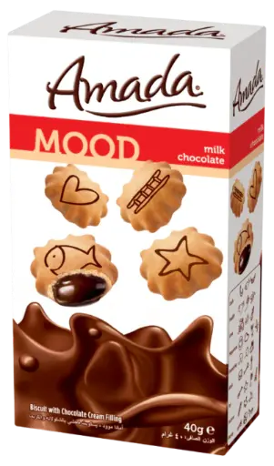 Biscuit Milk Chocolat Amada Mood 40g