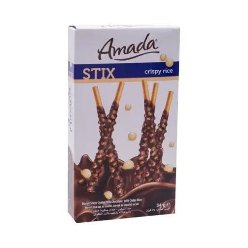 Biscuit Amada Sticks Chocolat Crispy Rice 34g